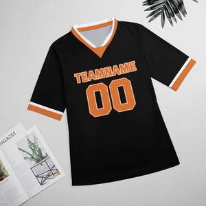 เสื้อเจอร์ซีย์ทีมฟุตบอลและรักบี้อเมริกันย้อนยุคเย็บติดปรับแต่งได้ระบายอากาศได้สำหรับทุกระดับ - Product Image 5