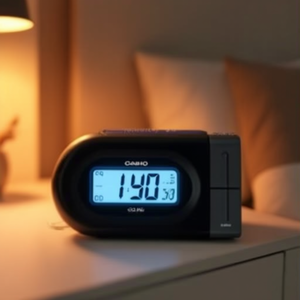 Black DQ 543B 1EF <b>Digital</b> Display Alarm <b>Clock</b> Sveglia - Product Image 3