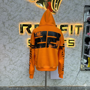 2026 nouveau sweat à capuche zippé pour hommes de Style professionnel qualité supérieure 100% coton fabriqué en usine bouffée imprimé pas cher prix le plus demandé - Product Image 6