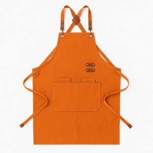 Custom Japanese Canvas Cotton Water Resistant Fashionable Bib Sleeveless <b>Apron</b> - Product Image 2