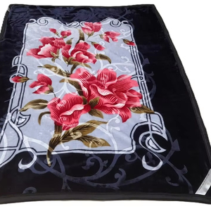 Personnalisable de haute qualité Logo peluche Sherpa doublure douce double couche 100% polyester hiver polaire jeter couverture pour literie - Product Image 1