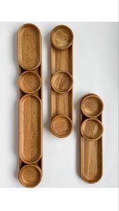 100%premium quality wooden serving platter <b>with</b> dip <b>bowl</b> - Product Image 5