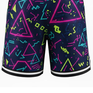 Men's Custom Satin <b>Basketball</b> Shorts Sublimated Team Identity Performance Bottoms High Waist Drawstring Closure for <b>Indoor</b> - Product Image 5