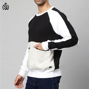 สเวตเตอร์แบบสวมหัวของผู้ชายเสื้อสเวตเตอร์แบบเรียบสำหรับวัยรุ่นปรับแต่งได้สไตล์ใหม่ขายส่ง - Product Image 2