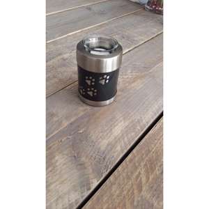 Tealight Cremation <b>Urns</b> Pewter Pawprint Metal Pet <b>Urn</b> Funeral Supplier Handcrafted Personalized <b>Cat</b> Dog Ashes Save Cremation <b>Urn</b> - Product Image 1