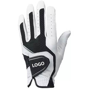 Venta al por mayor Cabretta piel de oveja antideslizante GUANTES DE Golf logotipo personalizado Material suave GUANTES DE Golf para mujeres y hombres - Product Image 4