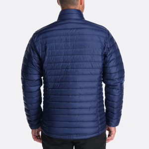 Veste matelassée légère et imperméable, coupe-vent, col montant, fermeture à glissière respirante pour les activités de plein air. - Product Image 4