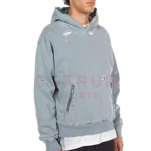 Sudadera con Capucha para Hombre, Diseño Moderno, Estilo Urbano, Invierno, Ligera, de Alta Calidad, Manga Larga, Algodón/Poliéster - Product Image 4