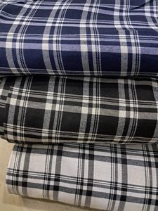 เสื้อและชุดเดรสผ้าลินินแถบสี100% สำหรับเสื้อผ้าโดย RF ทอจากฝรั่งเศสแบบเรียบใส่สบาย - Product Image 6
