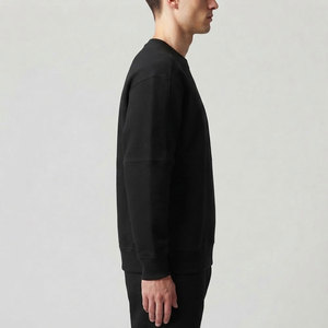 Sudadera de Invierno para Hombre, Estilo Urbano y Casual, Corte Ajustado, Hombros Caídos, Mezcla de Algodón - Product Image 5