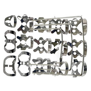 Para AMIN, abrazaderas de presa Dental de acero inoxidable de alta calidad, 1 Uds., instrumento Manual de goma, clase II certificada CE para cirugía Dental - Product Image 1