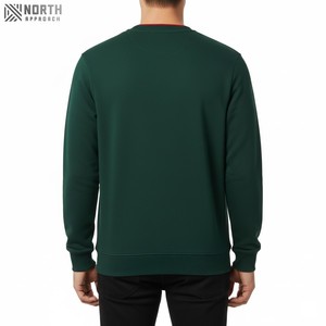 Sweat-shirt pour homme, automne-hiver, col rond, deux pièces, mode, tricot polaire, anti-froissement, coupe régulière, sexy, respirant - Product Image 3