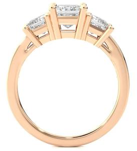 Bague de mariage hip-hop en argent sterling personnalisée avec sertissage de moissanite pour unisexe - Product Image 3