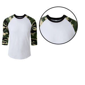 2024 Diseño de camuflaje Personalizado Mejor diseño Camisetas raglán de alta calidad para hombres Diseño superior Mejor calidad Camisetas de hombres de alta calidad - Product Image 5