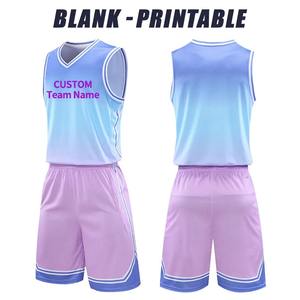 Conjunto de uniforme de baloncesto para jóvenes, Jersey de alta calidad personalizado, sublimado, a la venta - Product Image 2
