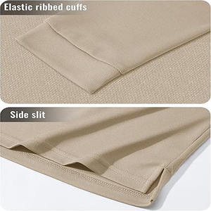 Vêtements de golf ajustés unis multicolores à manches longues personnalisés Polo combiné de couleurs en polyester t-shirt pour hommes téléchargés par Dress Sports - Product Image 5