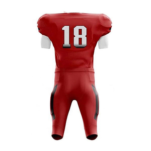 Ensembles d'uniformes de football américain à manches courtes, respirants, à séchage rapide, grande taille, couleur personnalisée - Product Image 2
