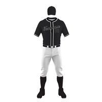 Couleur personnalisée Baseball Uniforme Femmes Softball Jersey Pantalon Veste Chapeau Offres Hommes Bouton Complet Chemise Équipe Uniforme