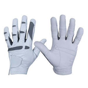 Cabretta Leather Golf <b>Gloves</b> for Left & Right Hand Comfortable <b>Waterproof</b> All-Weather Rain Grip for Outdoor Use for <b>Mens</b> - Product Image 2