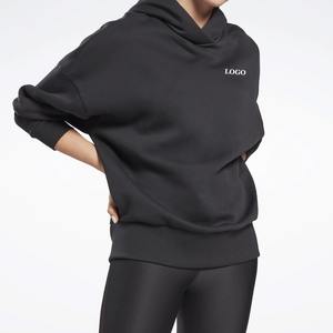 Sudadera con capucha deportiva informal para mujer de alta calidad Sudadera deportiva de invierno de algodón con estampado personalizado Sudadera con capucha estampada - Product Image 3