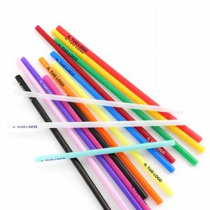 Pailles en papier PLA 7 x 150 mm, couleurs mélangées, personnalisables - Product Image 3
