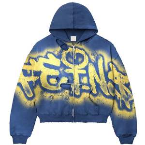 OEM Customizable 100% High Quality <b>Men's</b> Classic Pullover <b>Hoodie</b> 280-300 Gsm Fleece (Cotton-Polyester Blend) Digital Sweatshirt - Product Image 2