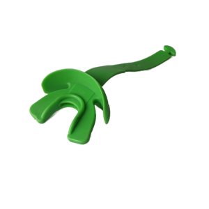 Protège-lèvres en silicone bleu marine et bleu foncé avec sangle pour le football américain, taille unique - Product Image 2