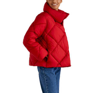 Nuevas chaquetas acolchadas elegantes para mujer, diseño impreso, chaquetas de invierno ligeras transpirables de secado rápido, superventas de alta calidad - Product Image 3