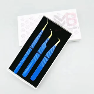 แหนบต่อขนตาปลายแหลม สแตนเลส จับถนัดมือ ขายดีที่สุด  รับทำสีตามสั่ง - Product Image 1