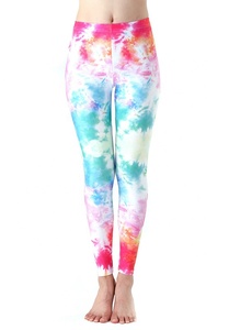 Conjunto Deportivo para Mujer 2026, Leggings de Cintura Alta con Estampado por Transferencia Térmica, Ligeros, para Yoga, Ropa Deportiva, Spandex/Nailon de Secado Rápido - Product Image 2