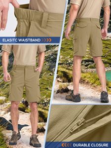 กางเกงขาสั้นคาร์โก้ผ้าคอร์ดูรอยคุณภาพสูง 100% ผ้าฝ้าย สำหรับผู้ชาย ใส่เล่นกีฬาฤดูร้อน ระบายอากาศได้ดี แห้งเร็ว ไม่ยับ - Product Image 5