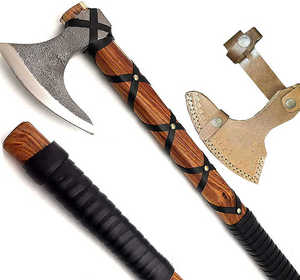 Wholesale Customized High Quality OEM ODM Service Premium <b>Viking</b> with High Carbon Steel Tool With Wood Handle <b>Viking</b> Tool <b>Axes</b> - Product Image 2