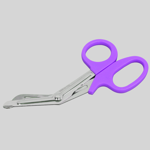 Nuevas tijeras de vendaje médico de primeros auxilios, tijeras de primeros auxilios médicas pesadas romas y afiladas curvas al por mayor - Product Image 3