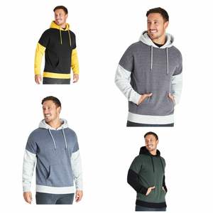 Sweat-shirt à capuche classique uni pour homme, vintage, d'hiver, manches longues, teint, confort accru, style imperméable - Product Image 1