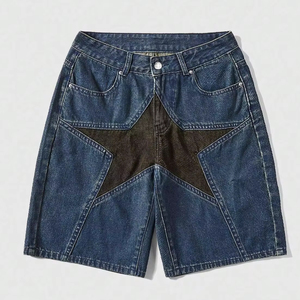 Pantalones cortos de mezclilla de verano de tendencia 2025 para hombre, pantalones cortos informales con Personalización completa con logotipo propio en la mejor calidad para hombre - Product Image 3