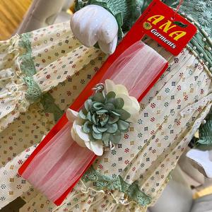 ชุดเดรสออกงานแฟนซีลายดอกไม้ใหญ่ ดีไซน์ล่าสุดปี 2023 ชุดเดรสออกงานสำหรับเด็ก ดีไซน์สวยหรู - Product Image 3