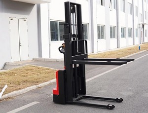 Chariot élévateur à palettes électrique robuste à vendre, transpalette de haute capacité pour entrepôt avec batterie puissante et levage hydraulique - Product Image 5