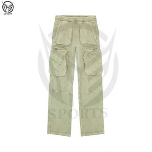 Pantalones Cargo Personalizados y Elegantes, Pantalones Deportivos Apilados, Pantalones Cargo Cómodos para Hombre Hechos por Huge Edge Sports. - Product Image 5