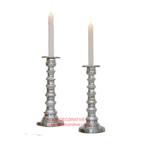 Nickel Plated Metal T Light <b>Candle</b> Pillar for Sale Shiny Finished Table Centerpiece & Christmas Decorated Handmade <b>Candle</b> Holder - Product Image 2