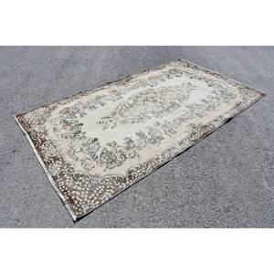 Clásico Beige marrón 5,3X9,4 pies Vintage alfombra turca lana Imitación Piel de conejo látex nuevo rectángulo Patchwork para pasillo cabecera - Product Image 3