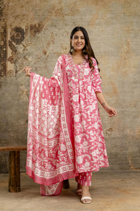 Conjunto Étnico de Tres Piezas para Mujer, Diseño Bordado Elegante, Estilo Pakistaní Indio, de Alta Calidad, para Uso Diario - Product Image 2