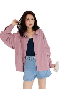 Venta al por mayor de alta calidad de la moda Casual Jean Chaquetas de mezclilla para las mujeres Chaquetas transpirables hechas en China - Product Image 5