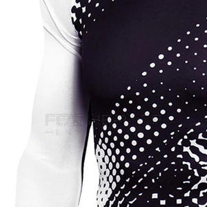 ชุดแรชการ์ดสำหรับผู้ชายขายดีที่สุดในปี 2024 สำหรับการชกมวย - ดีไซน์ด้านหน้าปรับแต่งได้ ชุดกีฬาสำหรับผู้ใหญ่ - Product Image 5