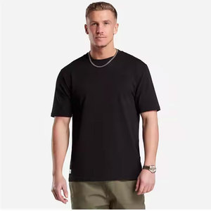 Camiseta unisex 100% de algodón estilo callejero informal de alta calidad superventas con logotipo personalizado y patrón sólido ropa de hombre transpirable - Product Image 2