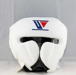Conjunto de Boxeo de Piel Blanco Winning, Calidad Premium, Acolchado Cómodo, Kickboxing, Logotipo Personalizado, Protector de Cabeza, Protector Inguinal - Product Image 5