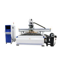 Máquina CNC de Anidamiento 3D 2130 con ATC, Router CNC para Trabajar la Madera, Descarga Automática para Fabricación de Muebles