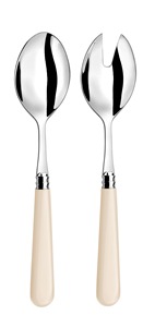 Handcrafted Stainless Steel <b>Salad</b> <b>Server</b> Set Engraving Design Handle Kitchen Dining Serving Utensils for Party Table Home - Product Image 2