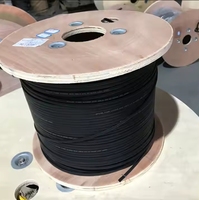 Kabel Serat Optik GJYXFCH G657A2 untuk FTTH Luar Ruangan yang Dapat Menyangga Diri Sendiri dengan Kawat Pengikat