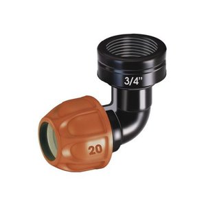 ข้อต่อเกลียว RAINJET 90326 สำหรับท่อโพลีเอทิลีน (16.6-20 มม.) ตัวเชื่อมต่อสายยางรดน้ำสวน ยี่ห้อ Claber - Product Image 1