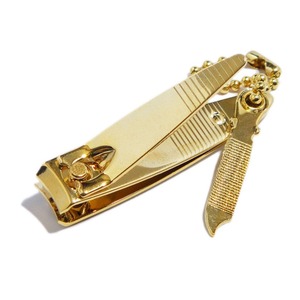 Cortaúñas de manicura chapado en oro con Lima cortaúñas de acero inoxidable cortaúñas - Product Image 1